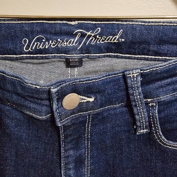 EUC UNIVERSAL THREAD HIGH RISE MIDI CUFFED SHORTS SIZE 8/29 WOMENS - Picture 8 of 15